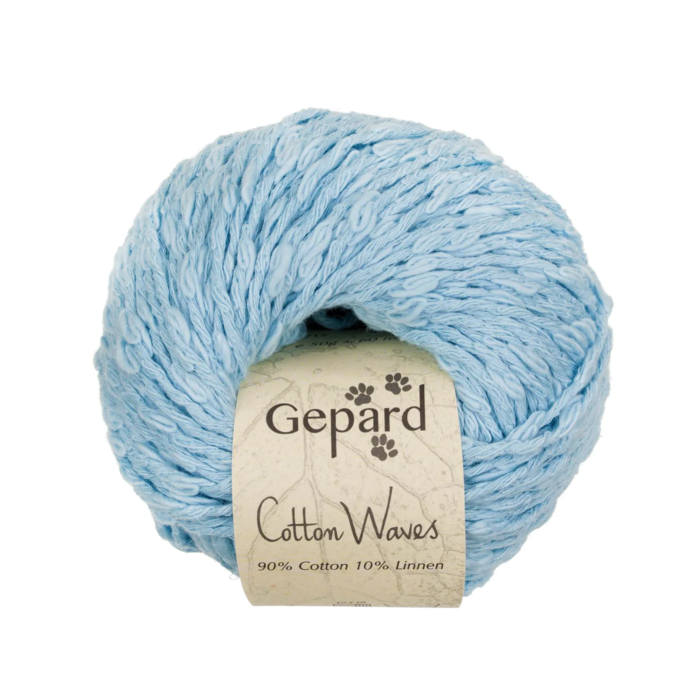 Gepard Cotton Wave - bomullsgarn med bouclé-struktur