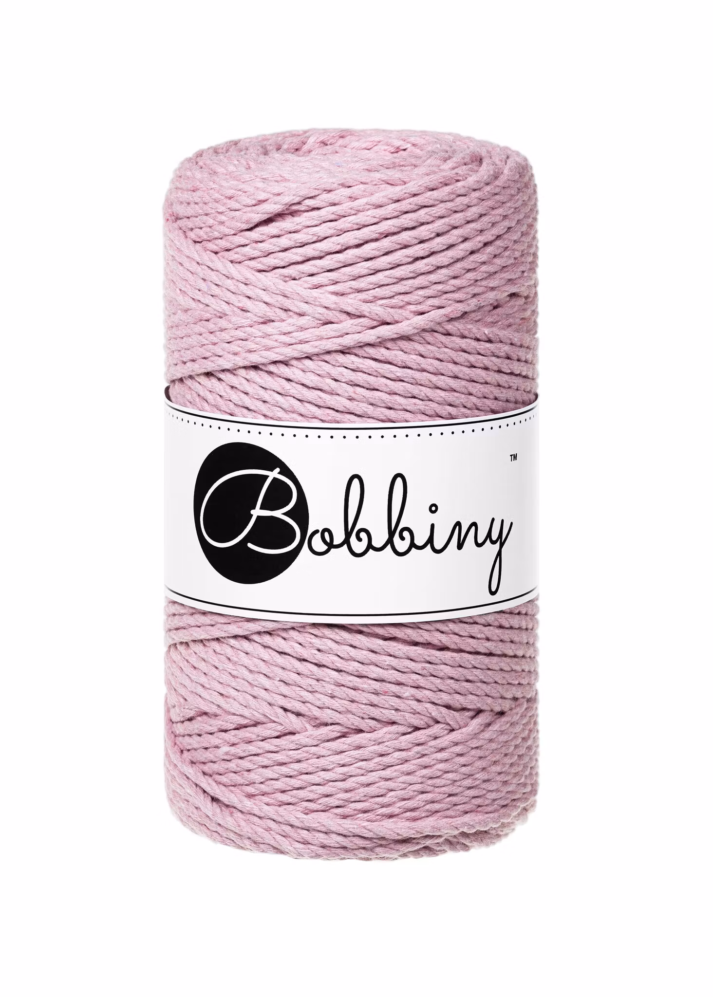 Bobbiny 3ply Macrame Rope Regular 3 mm - trippeltvinnat makramégarn