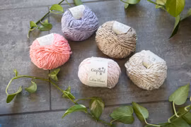 Gepard Cotton Wave - bomullsgarn med bouclé-struktur