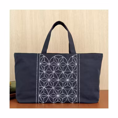 Sashikokit nr 309 - kit för att sy en tygpåse med sashiko
