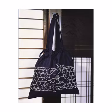 Sashikokit nr 41 - kit för att sy en tygpåse med sashiko