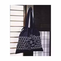 Sashikokit nr 41 - kit för att sy en tygpåse med sashiko