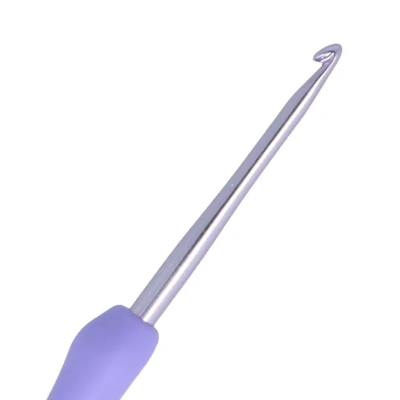 Tulip Etimo Murasaki - lila ergonomisk virknål (1.80 mm - 6.5 mm)