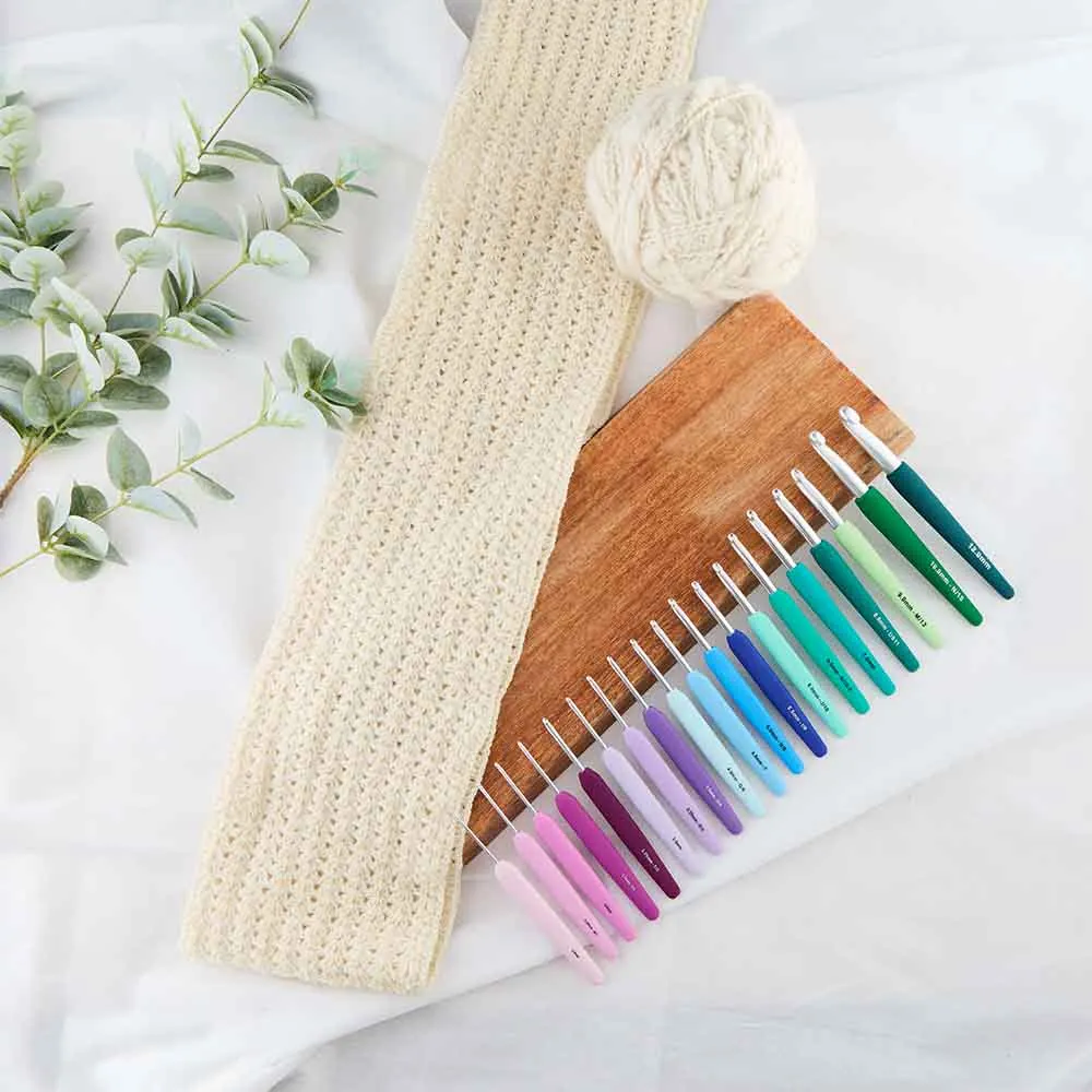 Knitpro Waves 2.0 - virknål med ergonomiskt handtag (2.00mm - 12mm)