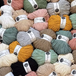 Bobbiny Braided Cord Classic 4 mm - flätat bomullsgarn