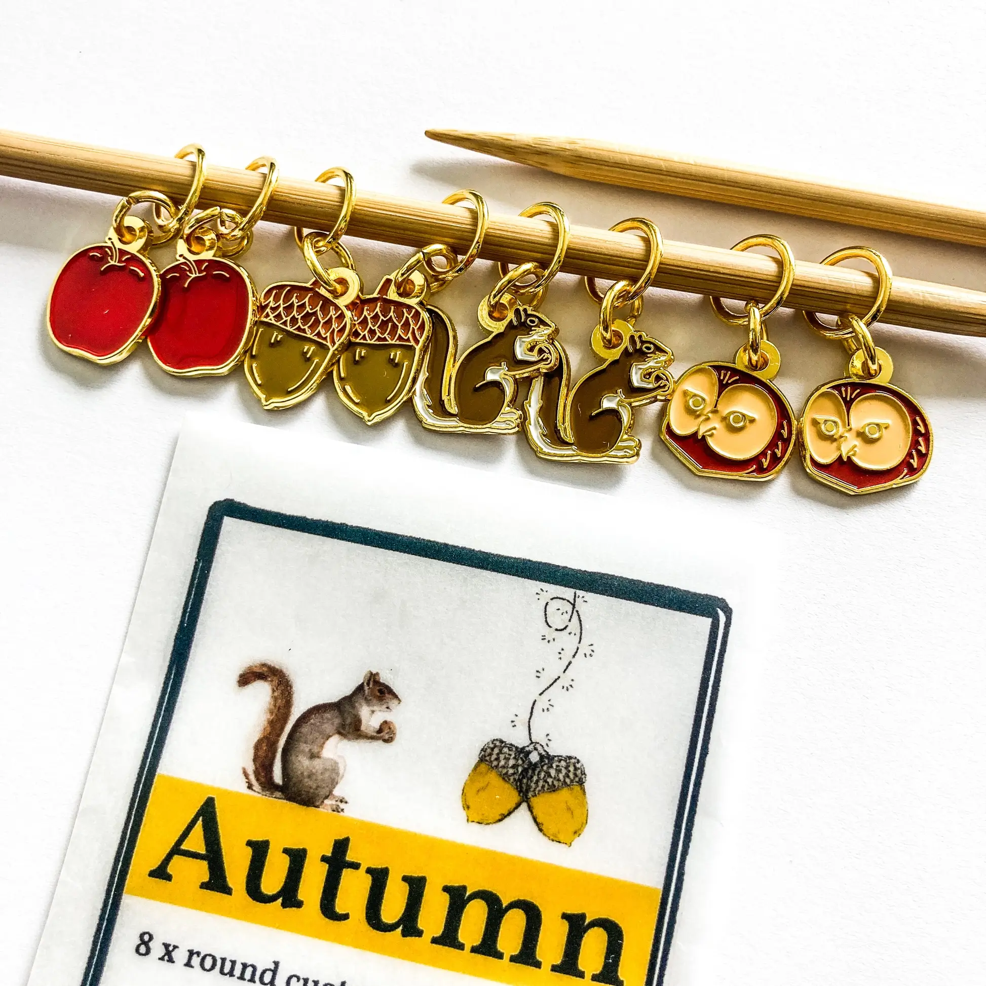 Firefly Notes Autumn markers - Stickmarkörer med höstiga motiv 8 st