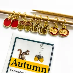 Firefly Notes Autumn markers - Stickmarkörer med höstiga motiv 8 st