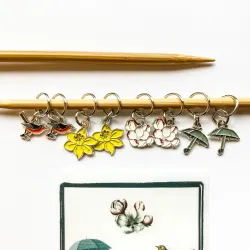 Firefly Notes Spring markers - Stickmarkörer med våriga motiv 8 st