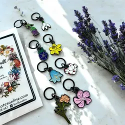 Firefly Notes Pocket full of posies markers - Stickmarkörer med blommor 8 st