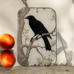 Firefly Notes Crow notions tin - Metallask med kråka