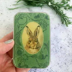 Firefly Notes Bunny notions tin - Metallask med kanin