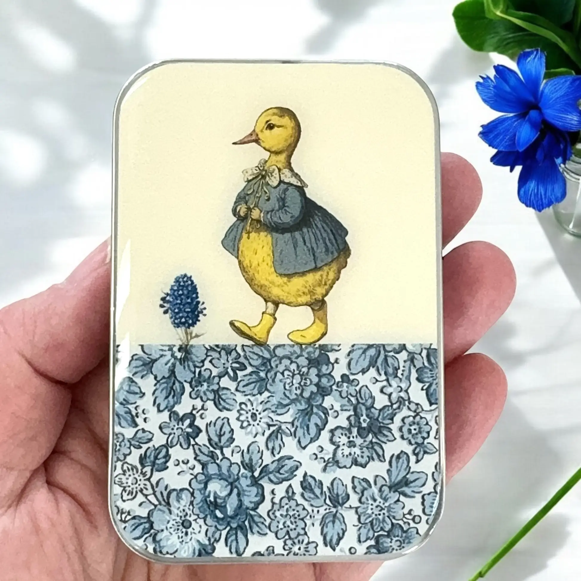 Firefly Notes Duck notions tin - Metallask med anka