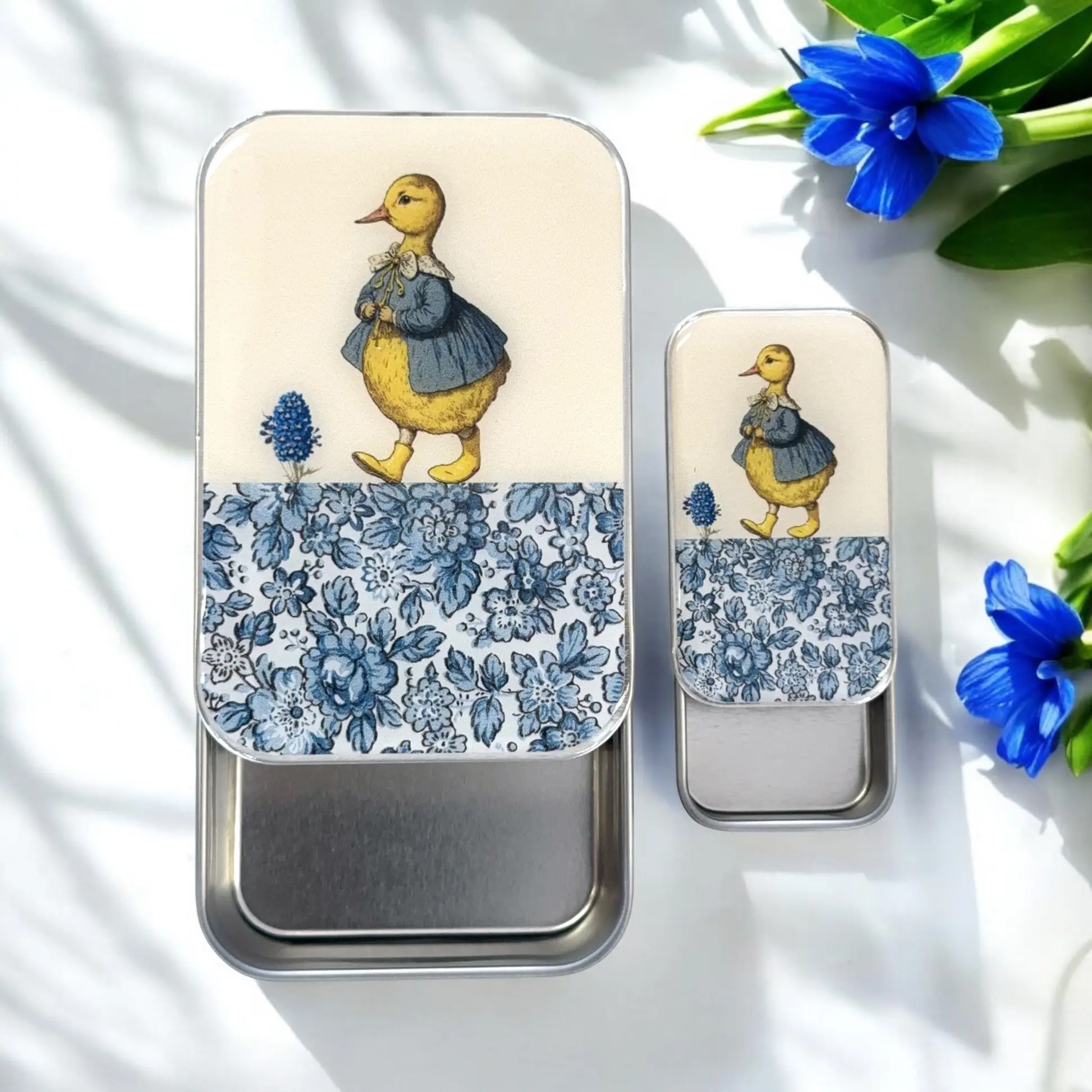 Firefly Notes Duck notions tin - Metallask med anka