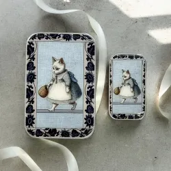 Firefly Notes Kitty notions tin - Metallask med katt