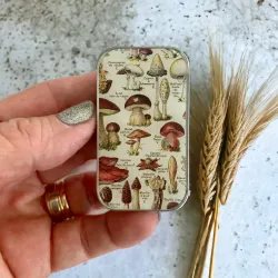 Firefly Notes Mushroom notions tin - Metallask med svampar