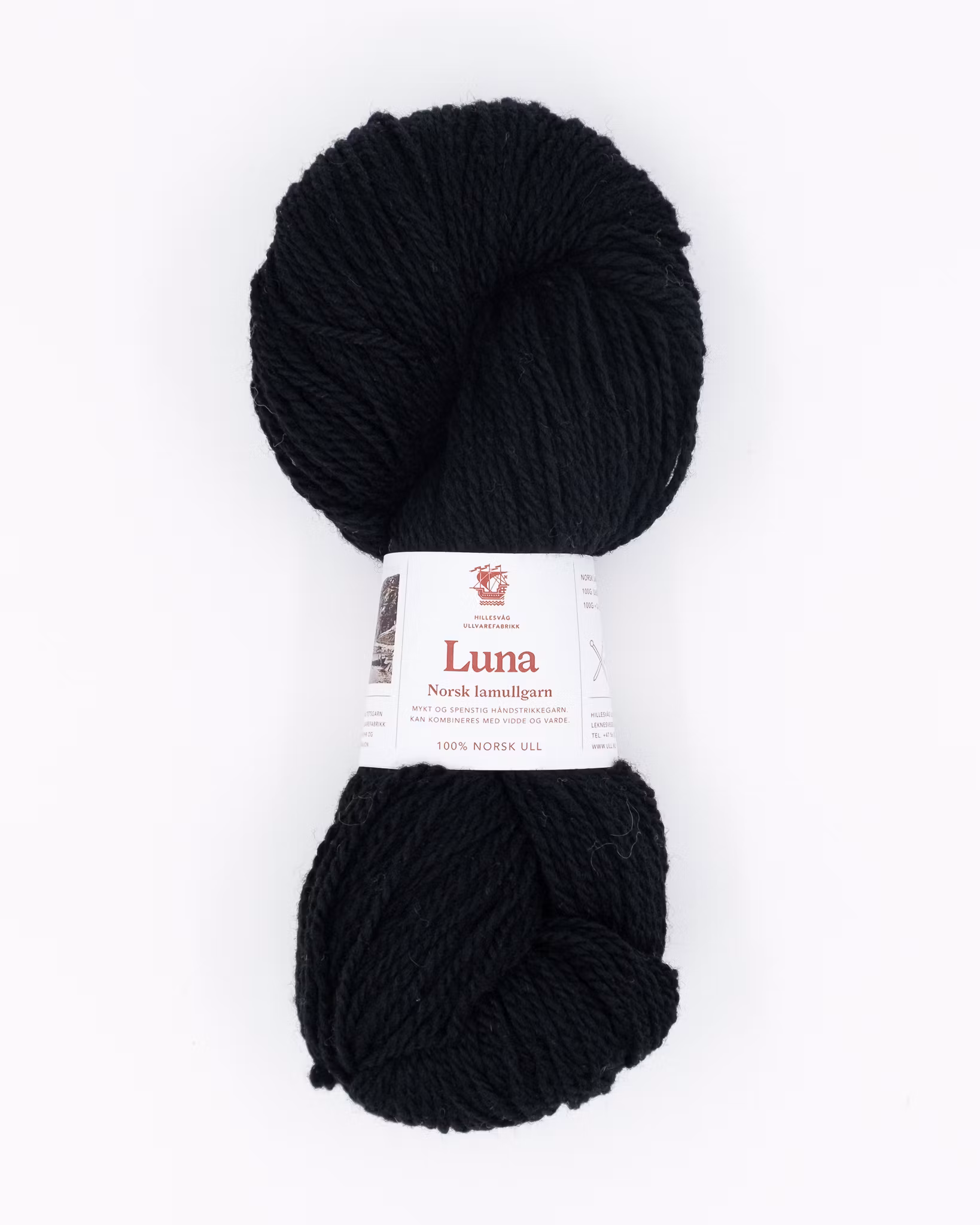 Hillesvåg Ullvarefabrikk Luna - mjukt lammullsgarn