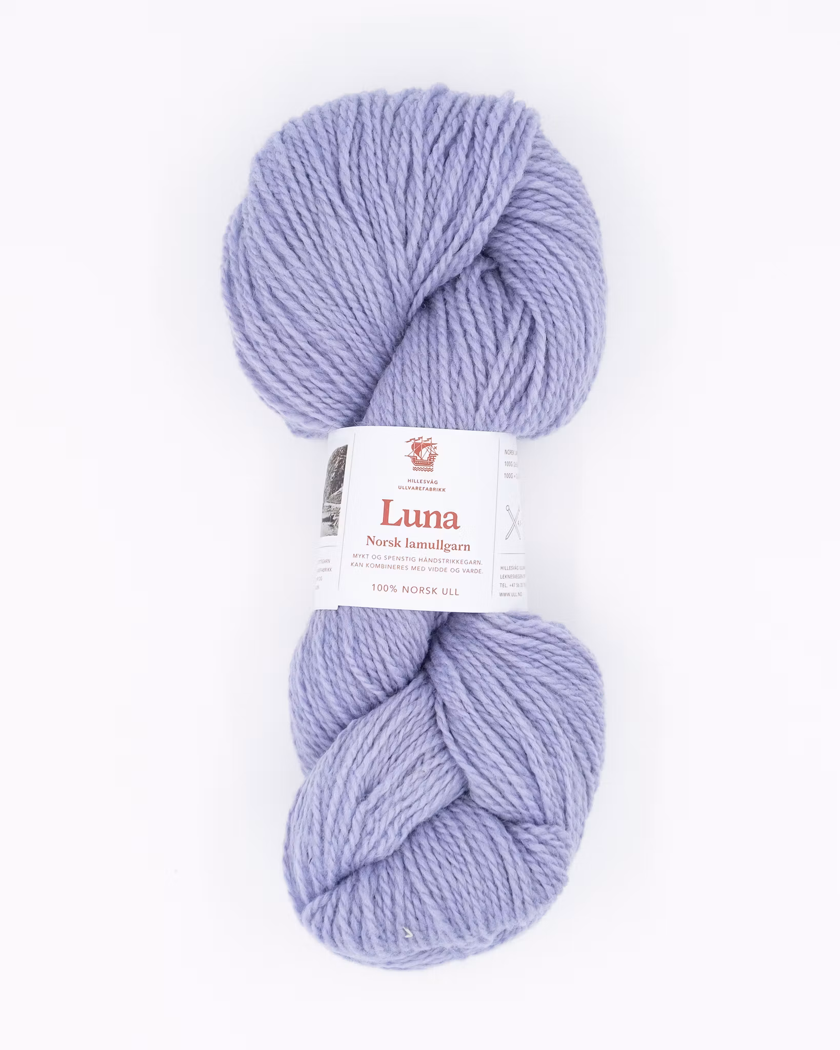 Hillesvåg Ullvarefabrikk Luna - mjukt lammullsgarn
