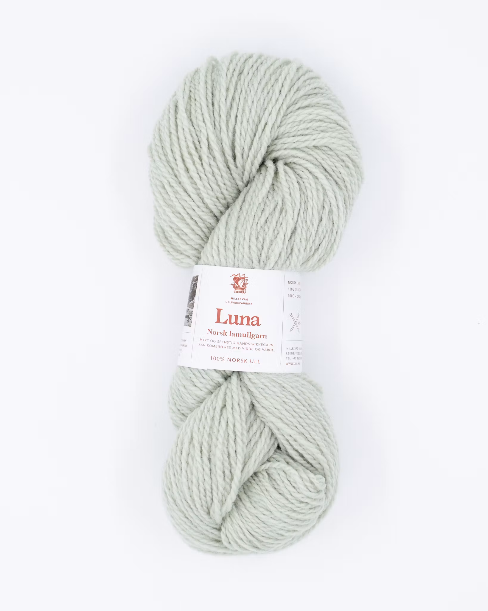 Hillesvåg Ullvarefabrikk Luna - mjukt lammullsgarn