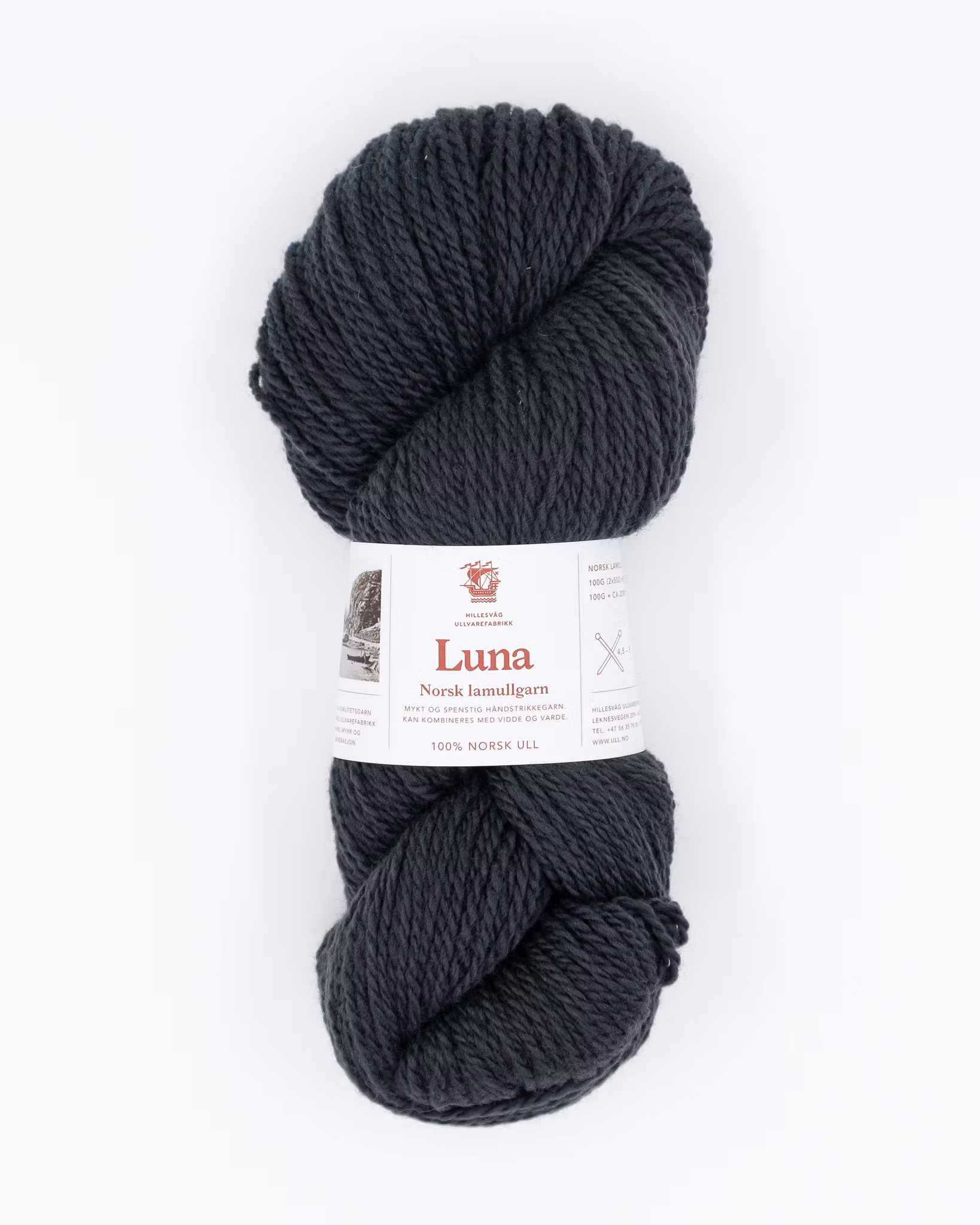 Hillesvåg Ullvarefabrikk Luna - mjukt lammullsgarn