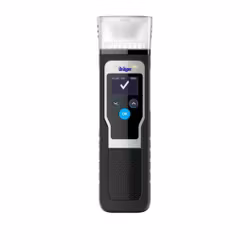 Dräger Alcotest® 5000 ver. 2 alkomätare visar X (alkohol upptäckt) eller ✓ (ingen alkohol upptäckt)