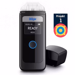 Dräger Alcotest® 4000 inklusive förkalibrering, tygpåse och 3 munstycken. Fri frakt