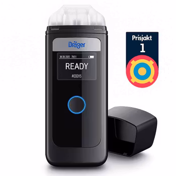 Dräger Alcotest® 4000 inklusive förkalibrering, tygpåse och 3 munstycken. Fri frakt
