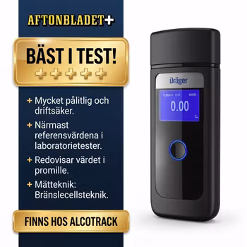 Dräger Alcotest® 4000 inkl. gratis nykalibrering. Fri frakt idag