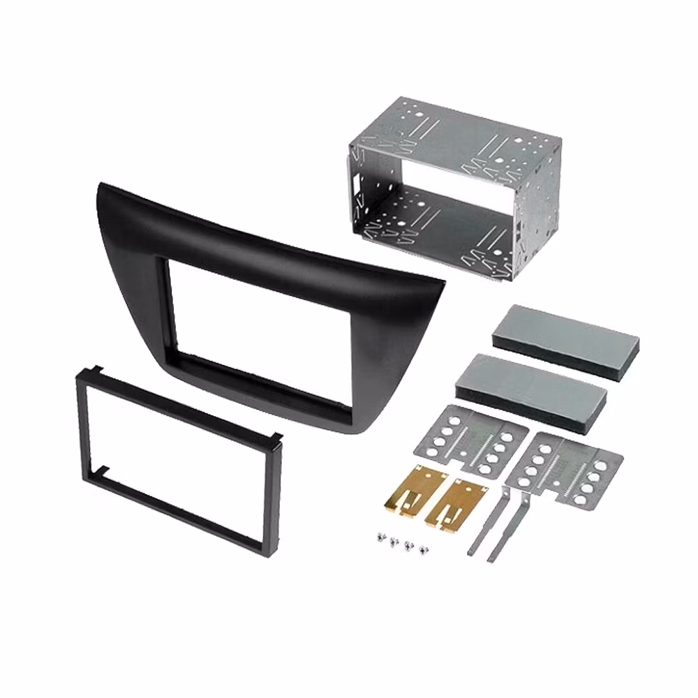 Radioram: Mitsubishi 2 DIN svart