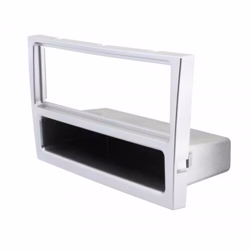 ACV 1-DIN facia plate with pocket Opel matt chrome 100628