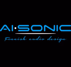 AI-SONIC STICKER blue 80x10mm
