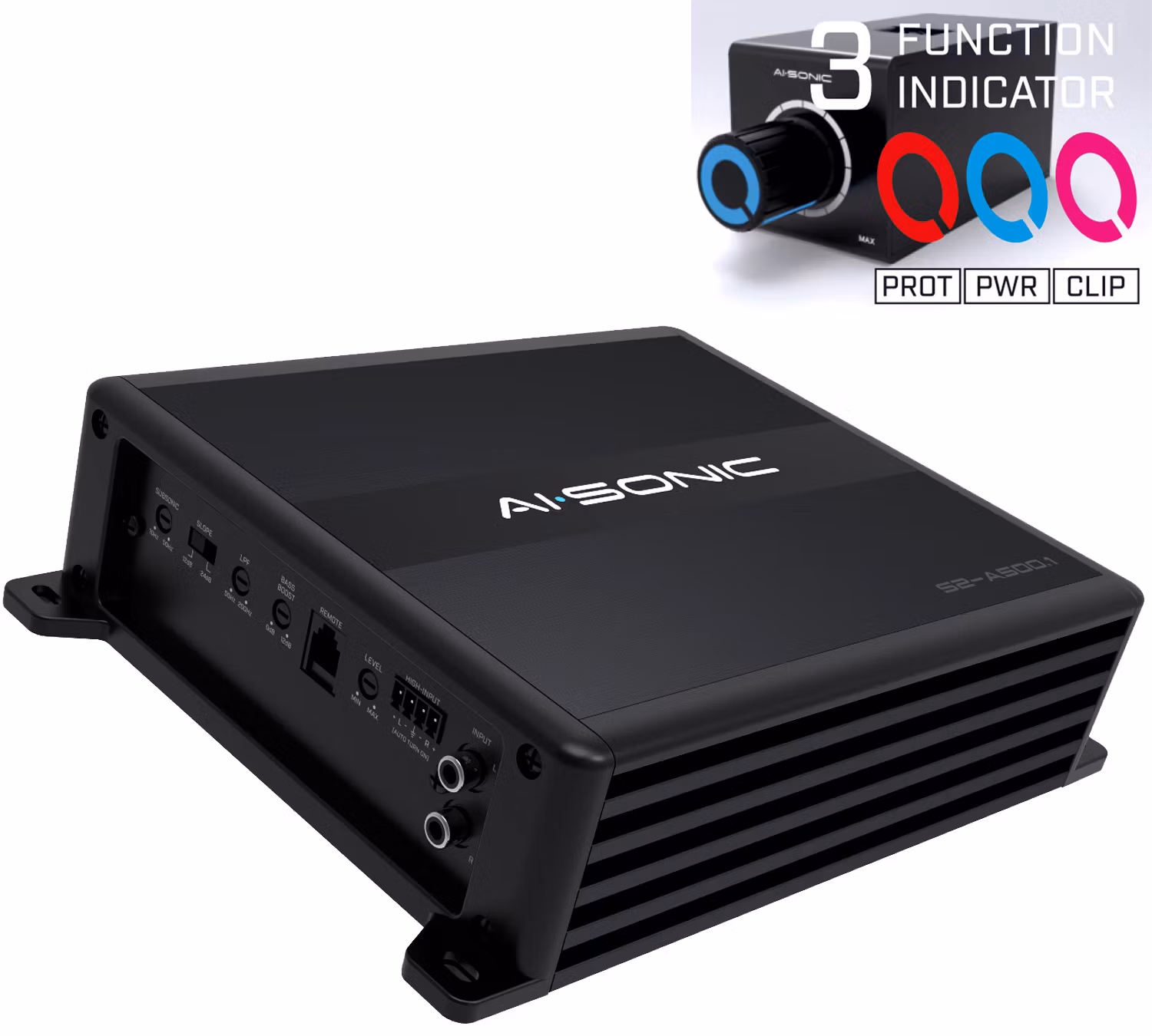 AI-SONIC S2-A500.1 with S2-BASS KNOB