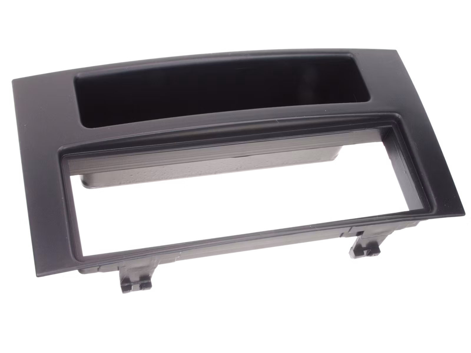 ACV 1-DIN facia plate with pocket VW Touareg / T5 black 100623