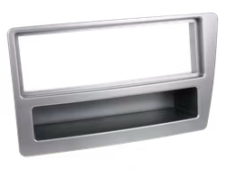 ACV 1-DIN facia plate with pocket Honda Civic 01/2004   silver 100631
