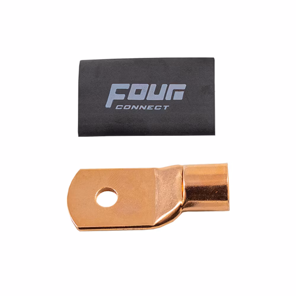 FOUR Connect 4-690394 STAGE3 OFC M8 ring terminal 70-100mm2, 10x black