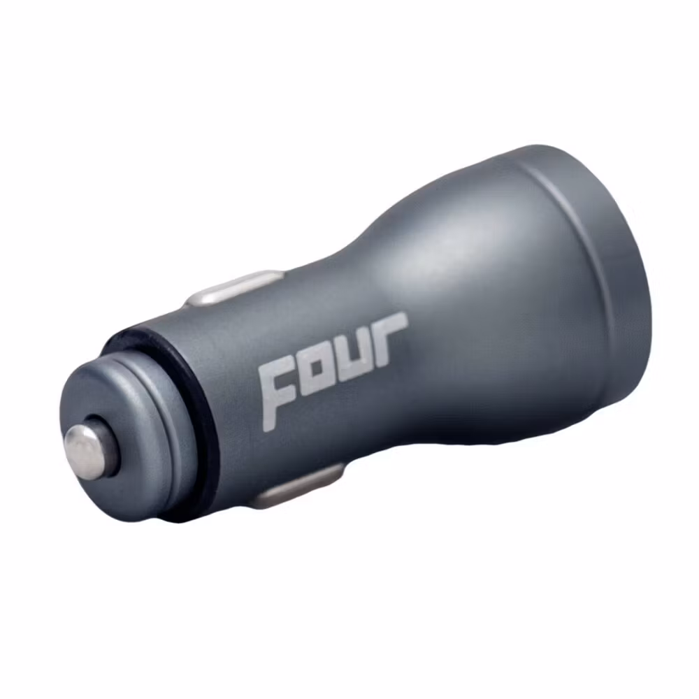 FOUR Mobile 4-USB-VD2 car charger with voltage display