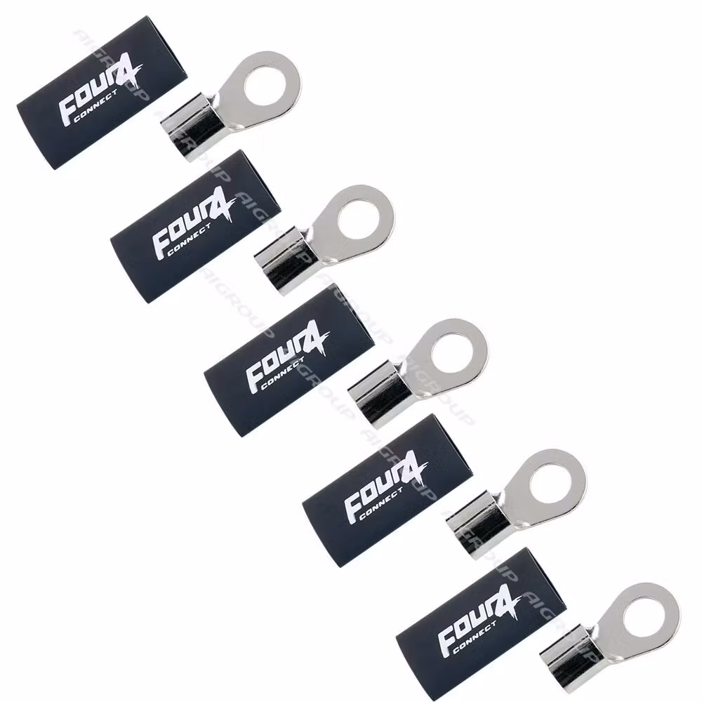 FOUR Connect 4-690968 M12 ring terminal 50mm², 5x black