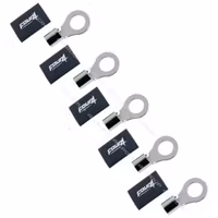 FOUR Connect 4-690966 M12 ring terminal 20mm², 5x black