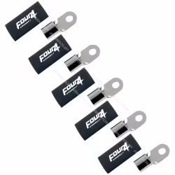 FOUR Connect 4-690964 M8 ring terminal 50mm², 5x black