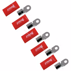 FOUR Connect 4-690944 M8 ring terminal 50mm², 5x red