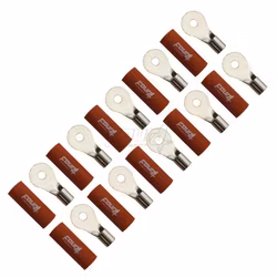 FOUR Connect 4-690931 M4 ring terminal 10mm², 10x red