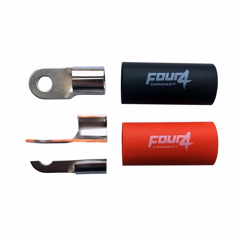 FOUR Connect 4-690920 M8 ring terminal 50mm², 1x red ja 1x black