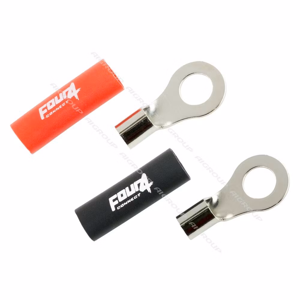 FOUR Connect 4-690917 M8 ring terminal 10mm², 1x red ja 1x black