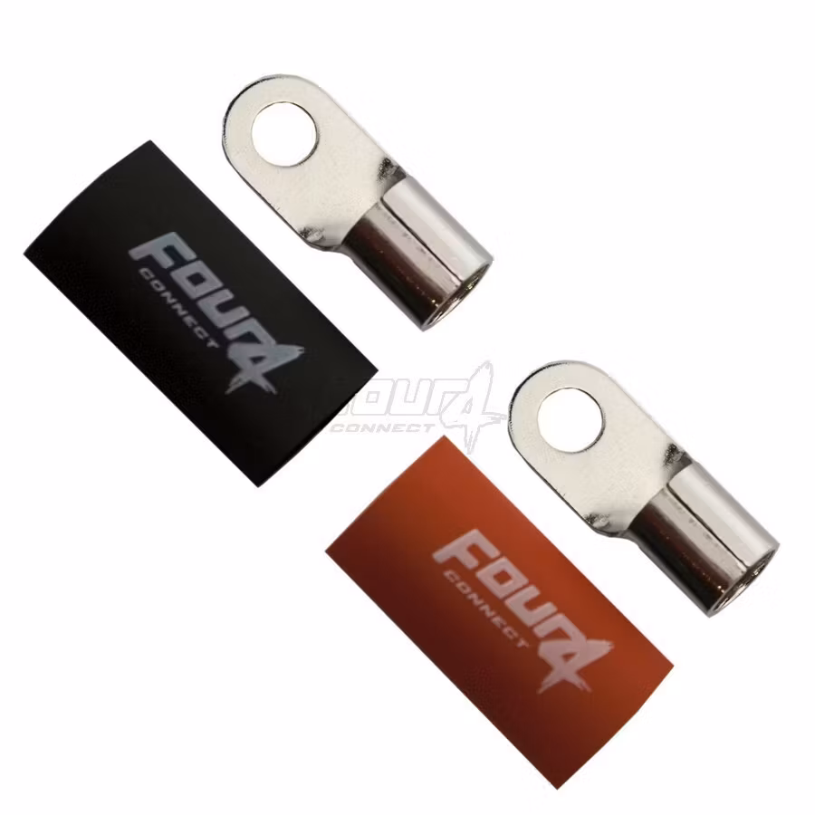 FOUR Connect 4-690919 M8 ring terminal 35mm², 1x red ja 1x black