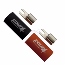 FOUR Connect 4-690813 M4 fork connector 35mm², 1xRed and 1xBlack