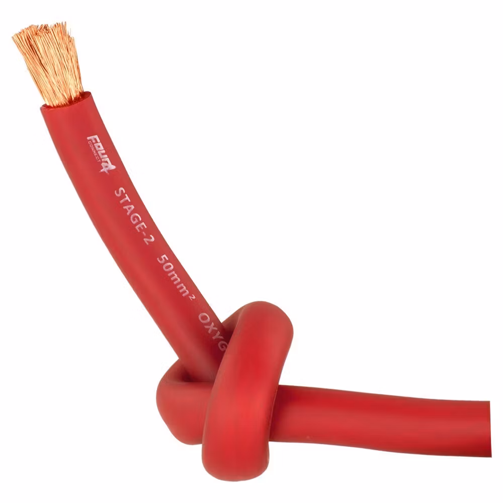FOUR Connect 4-800217 STAGE2 50mm2 OFC power cable red 20m