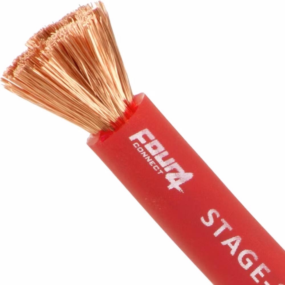 FOUR Connect 4-800215 STAGE2 35mm2 OFC power cable red 30m
