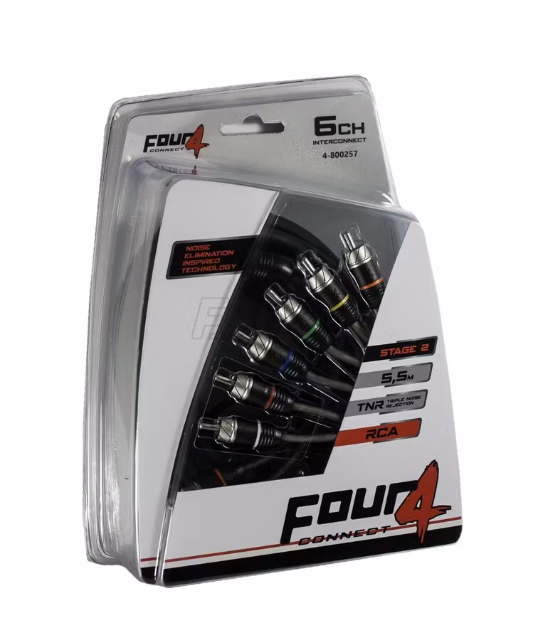 FOUR Connect 4-800257 STAGE2 RCA-cable 5.5m, 6ch
