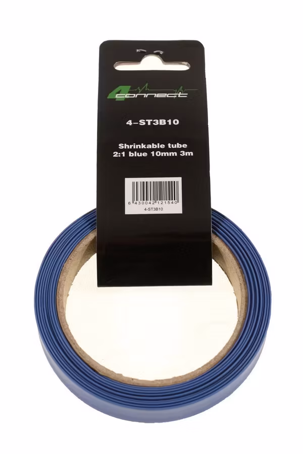 FOUR Connect 4-STS3B10 Shrink tube,  2:1 blue 10mm 3m