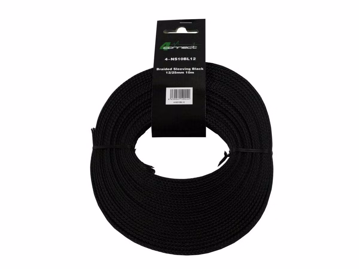 FOUR Connect 4-NS10BL12 nylonsock Black 12/25mm 10m