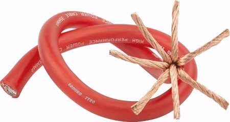 Ground Zero high quality power cable 35mm red 30m